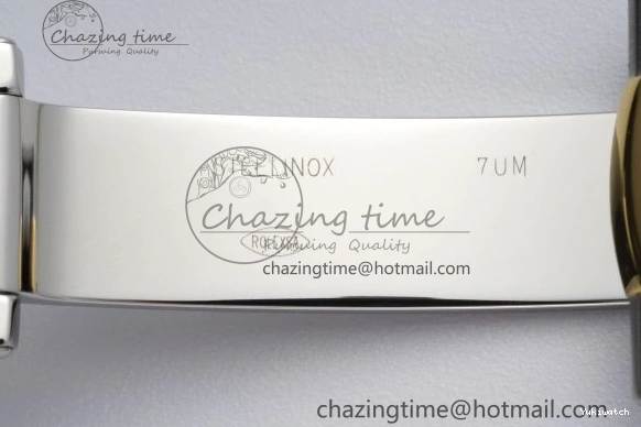 41 KING Steel Bezel on Dial 1:1 Polished Bracelet YG Oyster Best White DateJust Edition 904L SS VR3235 0311